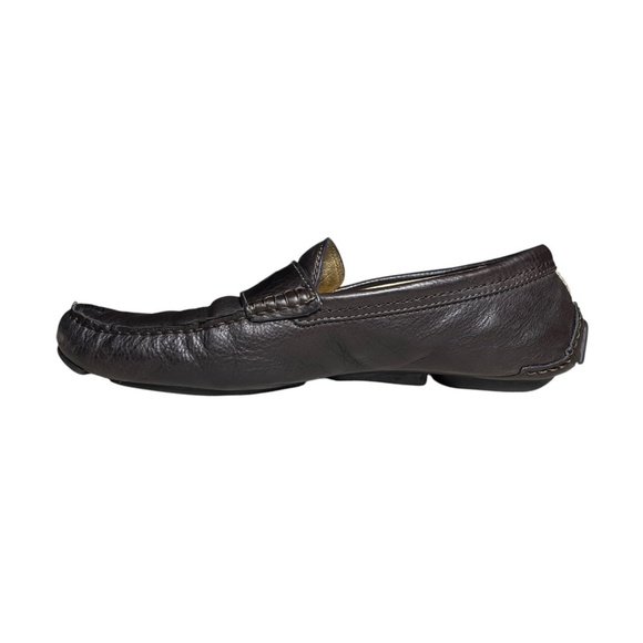 Coach Signature Leather Mens Neal Pebbled Driver Shoes Loafers Brown Size 8 M main image 8